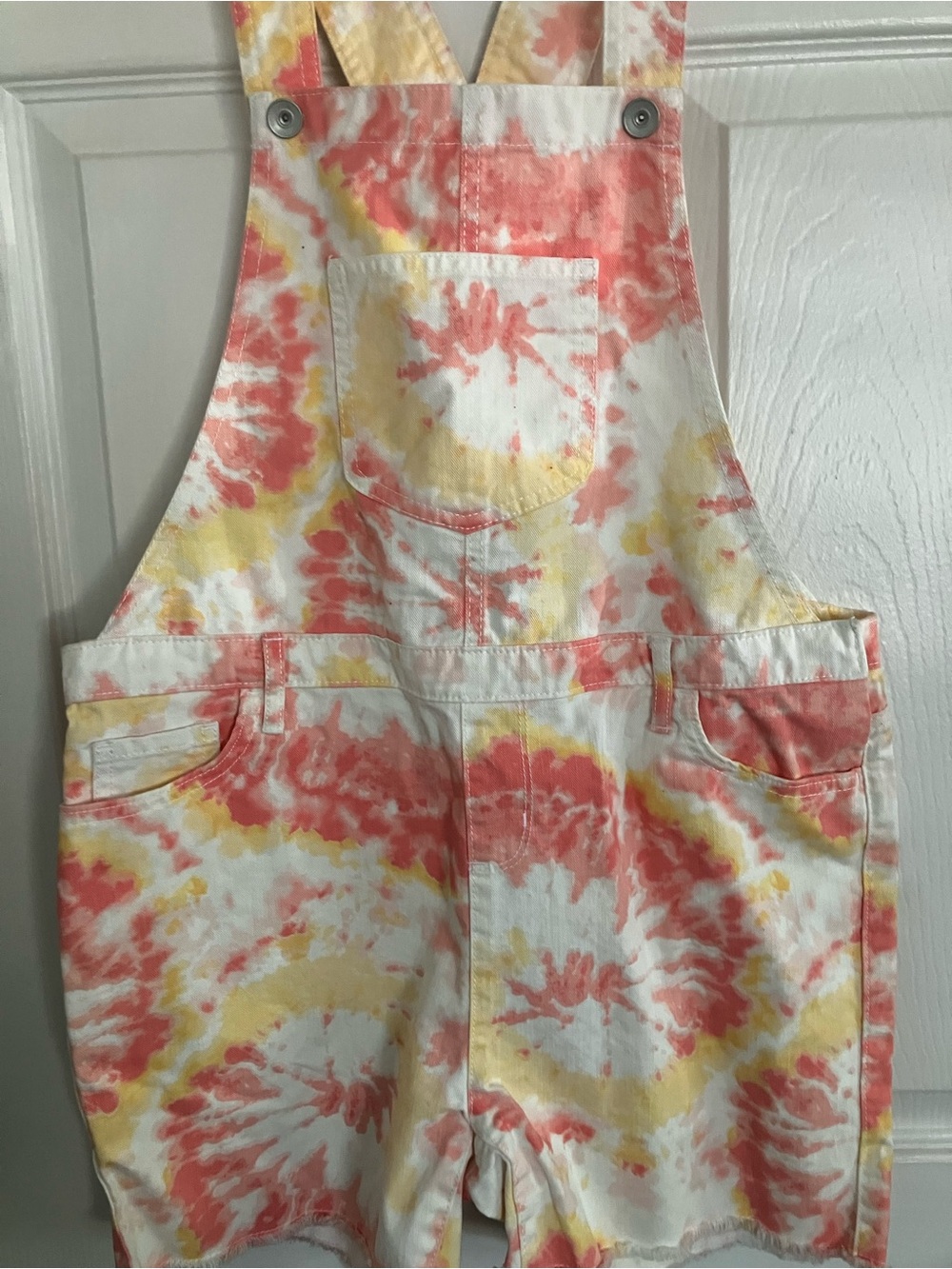 Place Pastel Tie-Dye Yellow & Pink Jumper Size 16